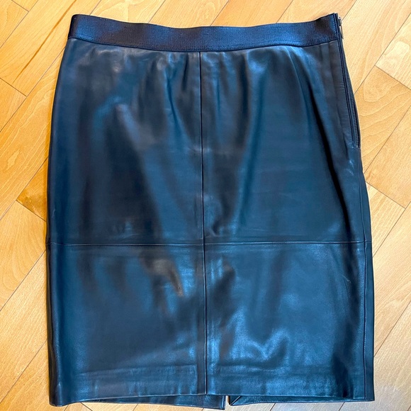Reiss Leather Pencil Skirt - Picture 1 of 2